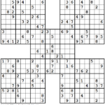 1001 Hard Samurai Sudoku Puzzles In 2020 Sudoku Puzzles Sudoku