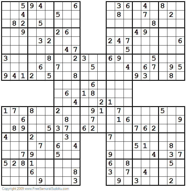 Printable Double Sudoku