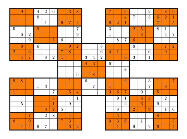 100×100 Sudoku Printable