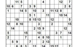 15 X 15 Sudoku Magazine