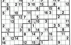 16 16 Sudoku Printable Sudoku Printable