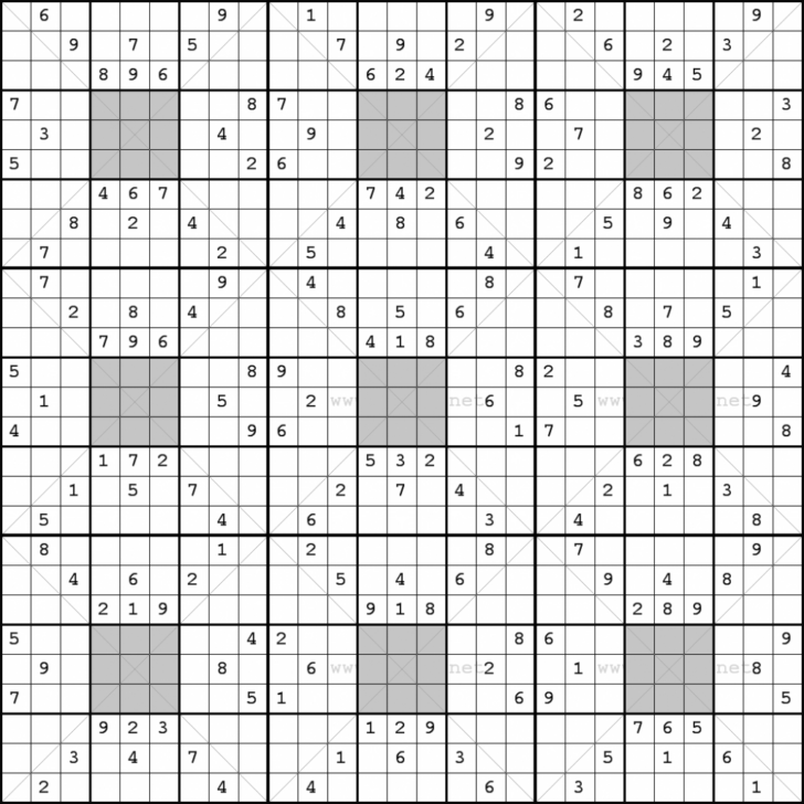 25×25 Sudoku Www Topsimages Printable Sudoku 25×25