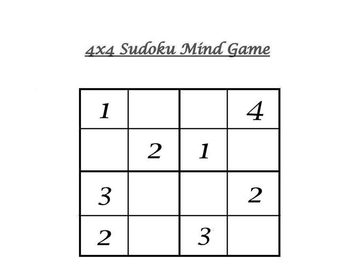 4x4 Sudoku 2