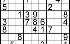 5 Star Sudoku Puzzles Printable Printable Crossword Puzzles