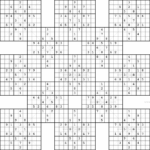 8 Best Photos Of Super Challenger Sudoku 16X16 Print 16X16 Super