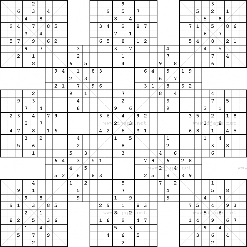 8 Best Photos Of Super Challenger Sudoku 16X16 Print 16X16 Super 