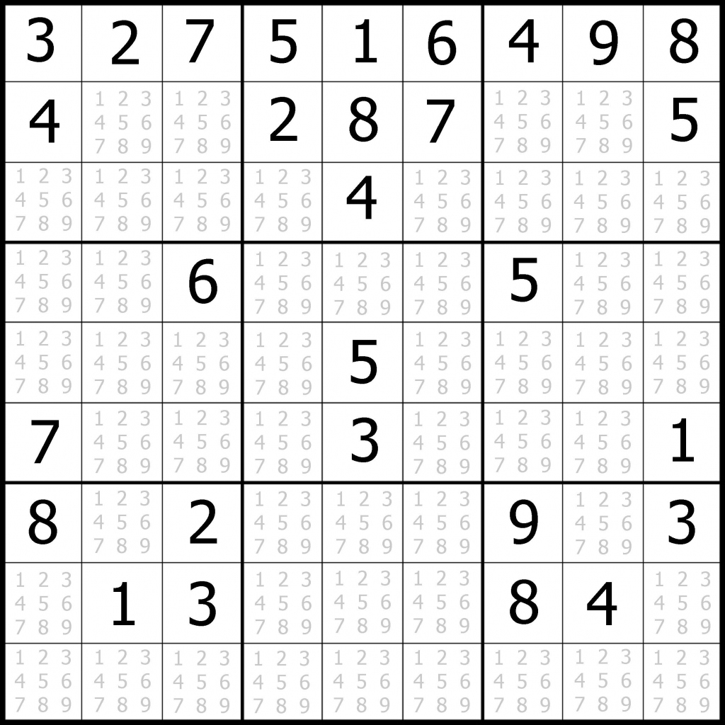 Difficult Sudoku Puzzle To Print 2 Level 2 Sudoku Printable 