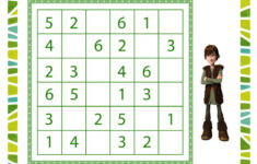 Dragon Sudoku View Printable Dragon Puzzle For 3rd Grade