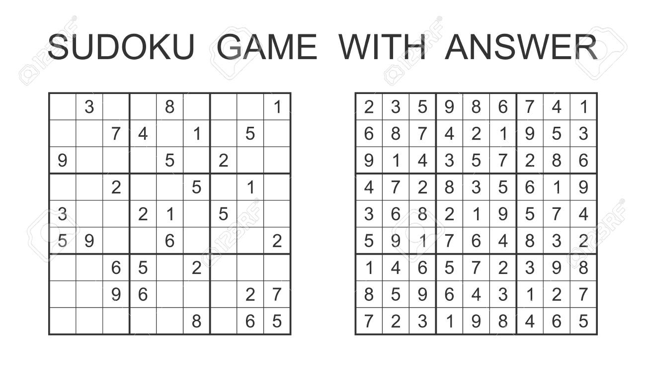 Printable Sudoku And Answers Sudoku Printables