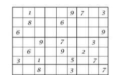 Easy Sudoku For Kids 4X4 6X6 9X9 9 X 9 Sudoku Printable