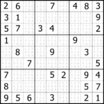 Easy Sudoku For Kids 4X4 6X6 9X9 Printable Sudoku 4 By 4