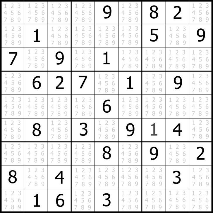 Printable Sudoku Ca