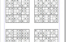 Easy Sudoku Puzzle Worksheets 99Worksheets