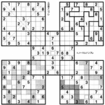 Evil Samurai Sudoku Printable Sudoku Printable