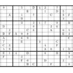 Free Alphadoku Puzzles Printable 25X25 Sudoku Puzzles Printable
