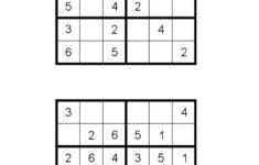 Free Kid Sudoku Puzzle 6x6 Sudoku Puzzles Sudoku Maths Puzzles