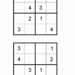 Free Kid Sudoku Puzzle Level 2 Page 4 G R Nt Ler Ile Matematik