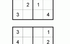 Free Kid Sudoku Puzzle Level 2 Page 4 G r nt ler Ile Matematik