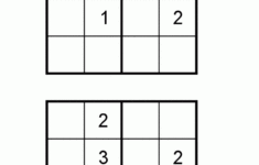 Free Kid Sudoku Puzzle Level 4 Page 7