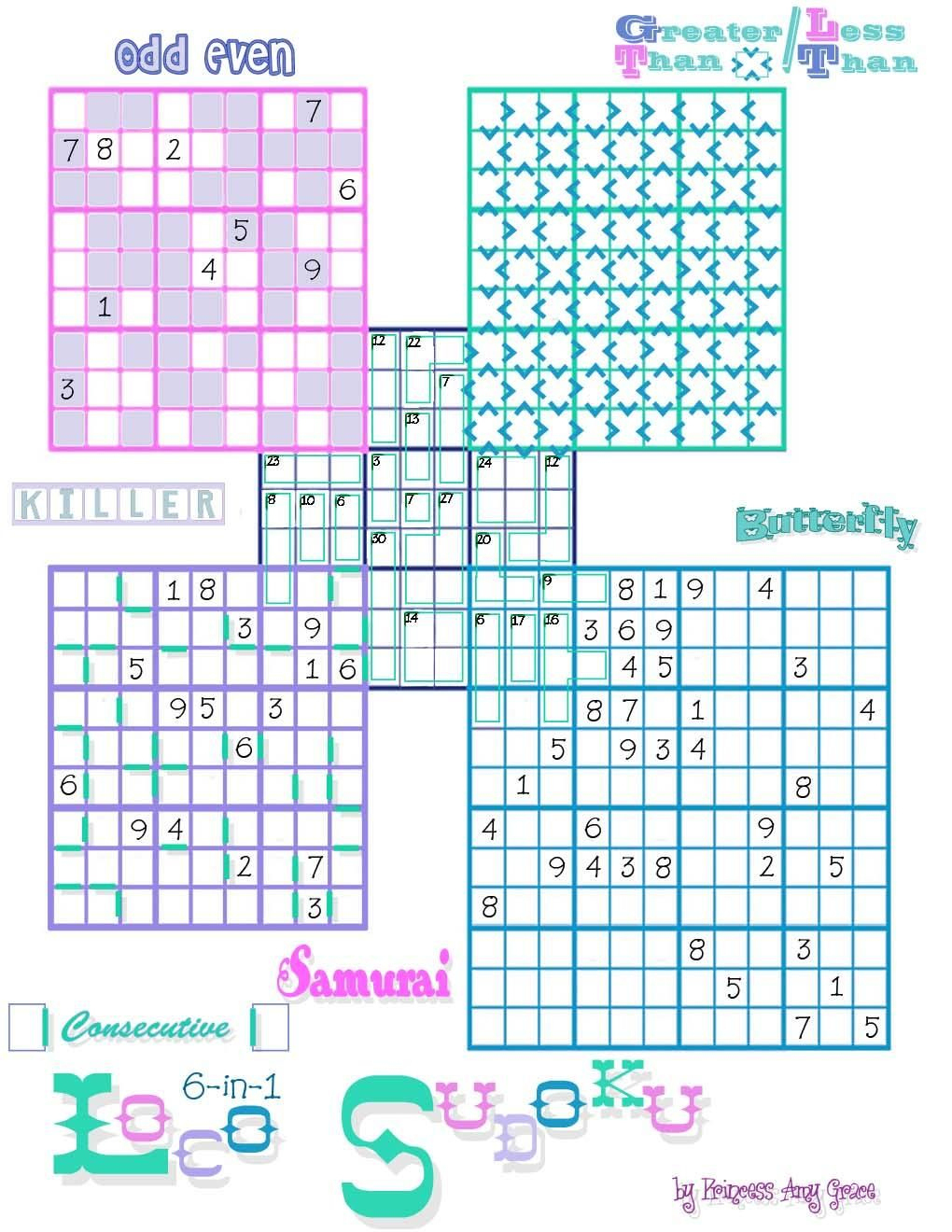 Free Loco Sudoku Printable Sudoku Printable