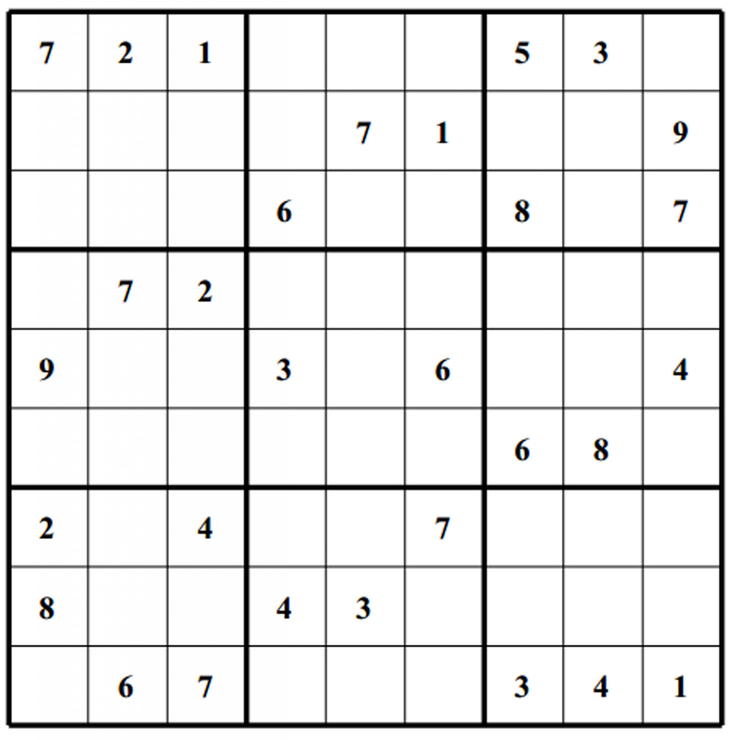 Printable Sudoku Daily Sudoku Printables