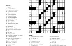 Free Printable Crossword Puzzles Usa Today Printable Crossword Puzzles