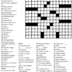 Free Printable Crosswords Usa Today Free Printable