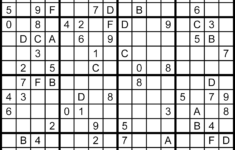 Free Printable Sudoku 16 16 Grid Sudoku Printable