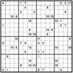 Free Printable Sudoku 16x16 Numbers TUTORE ORG Master Of Document