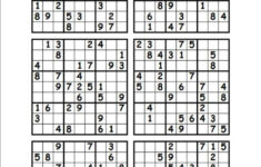 Free Printable Sudoku 6 Per Page