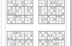 Free Printable Sudoku 6 Per Page Free Printable