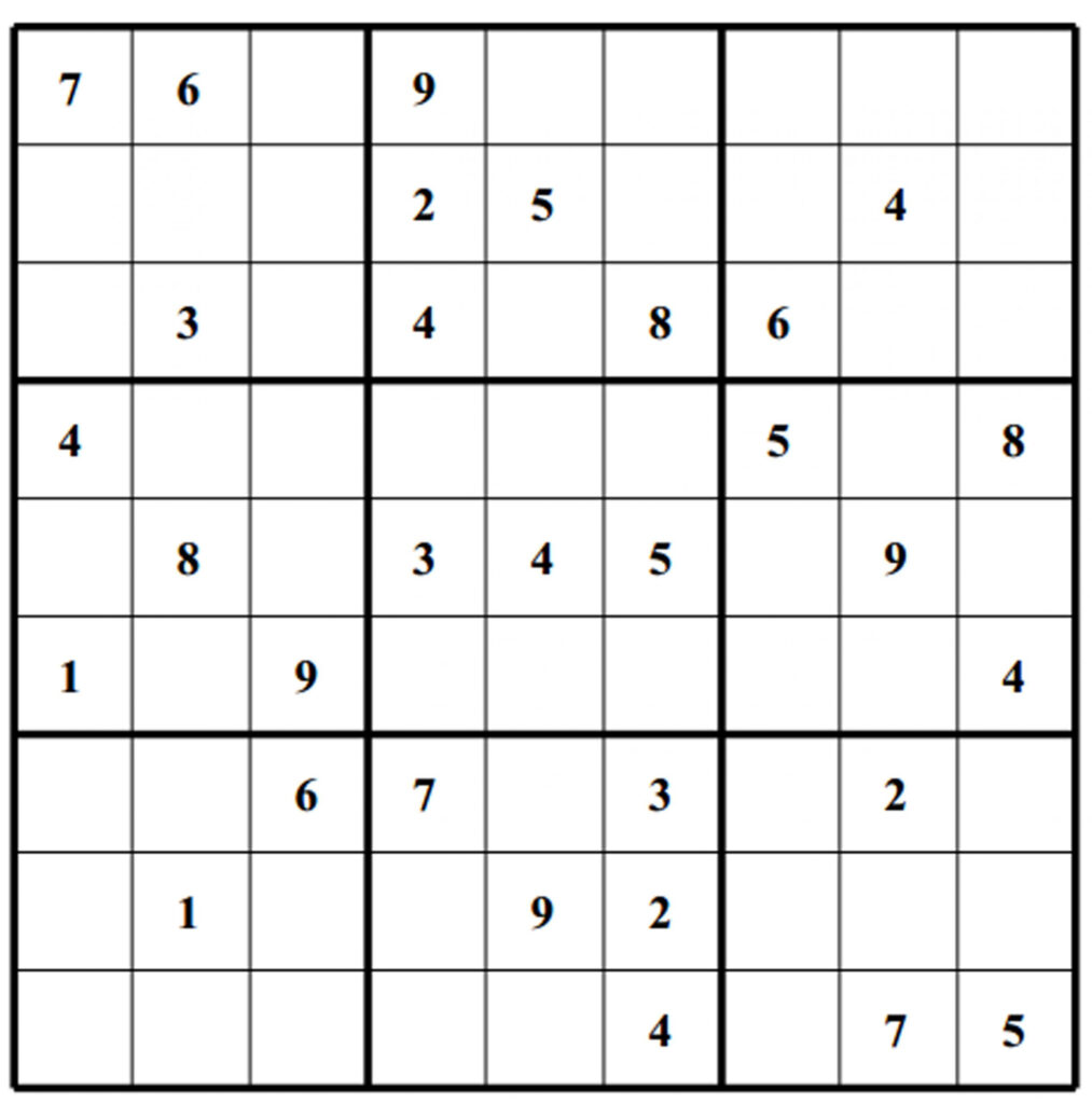 Free Sudoku Printable Blanks Sudoku Printable Sudoku Printables