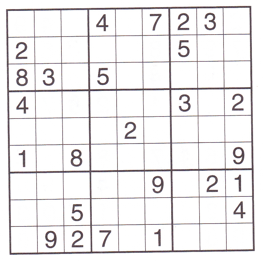 Printable Sudoku Billions Sudoku Printables