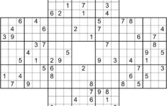 Hyper Sudoku Printable Sudoku Printable