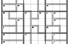Killer Sudoku Imprimir Printable Template Free
