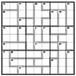 Killer Sudoku Wikipedia Killer Sudoku Free Printable Free