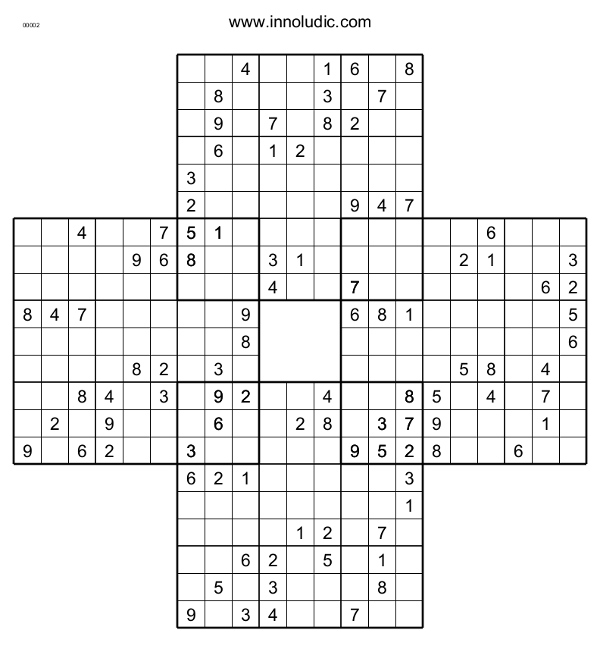 Printable Multi Sudoku Puzzles Sudoku Printables