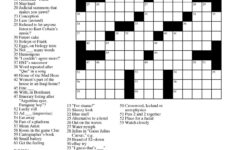 New Printable Usa Today Crossword Puzzles Best Printable For Usa