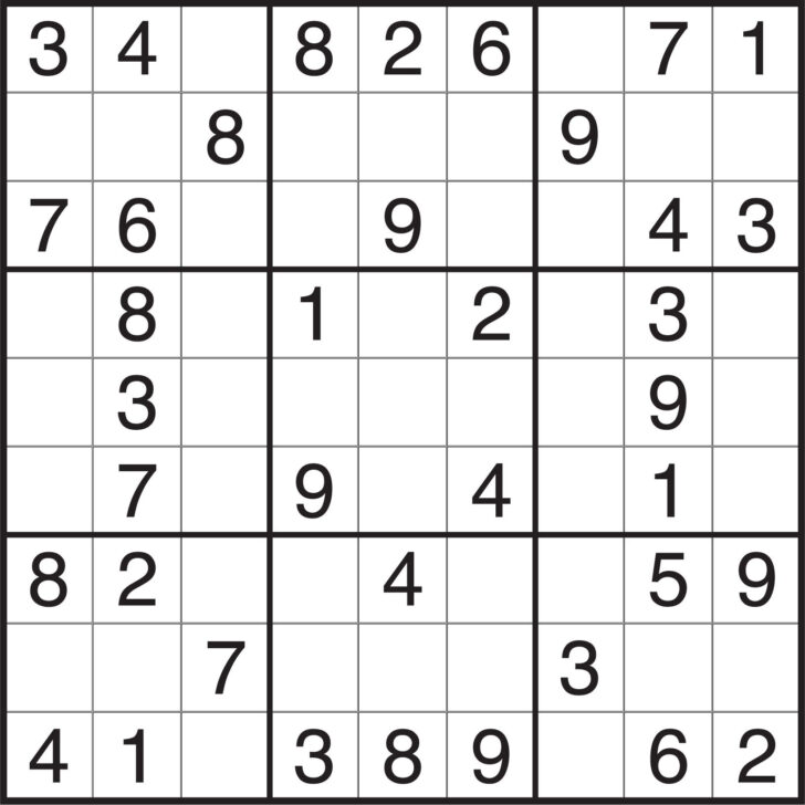 Sudoku Printable Para Imprimir Gratis