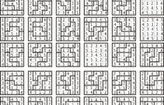 Possible 5x5 Grids Of Numbers 1 To 5 Mimicking SUDOKU Puzzle Layout
