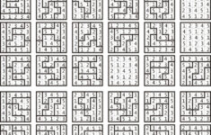 Possible 5X5 Grids Of Numbers 1 To 5 Mimicking Sudoku Puzzle Layout