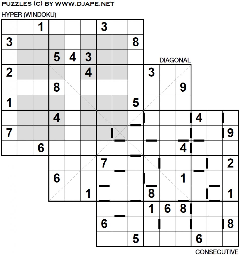 Print Free Loco Sudoku Puzzles Www topsimages Printable Loco Sudoku 