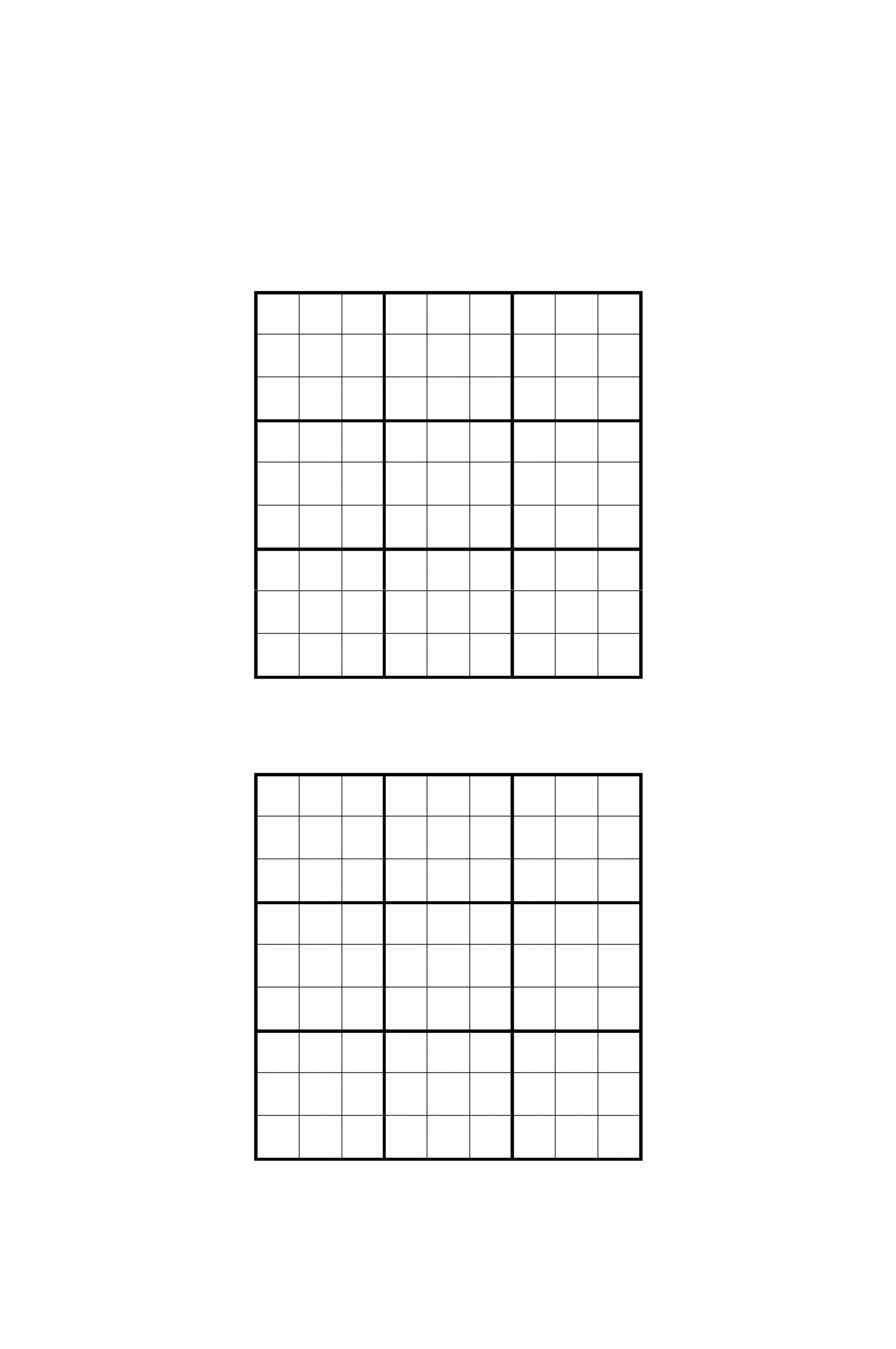 Printable Sudoku Sheets Blank Sudoku Printables