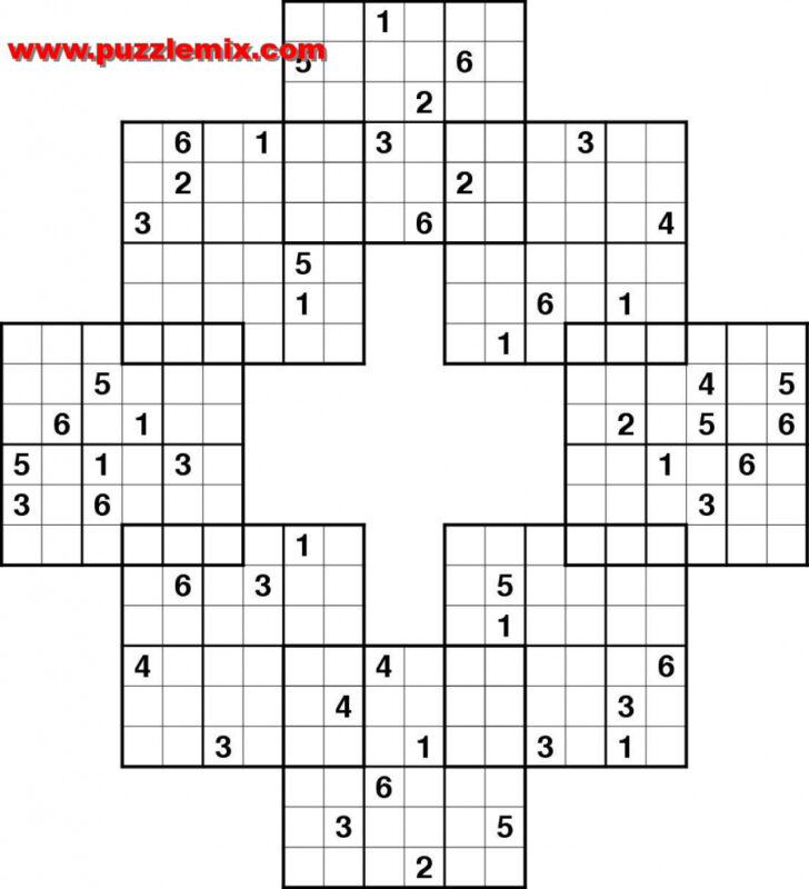 Printable Sudoku Crossword Puzzles