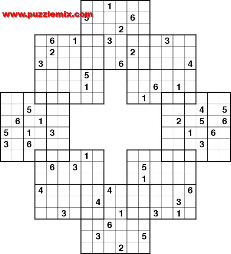 Printable Crossword Sudoku Puzzles Printable Crossword Puzzles Sudoku Printables 1171