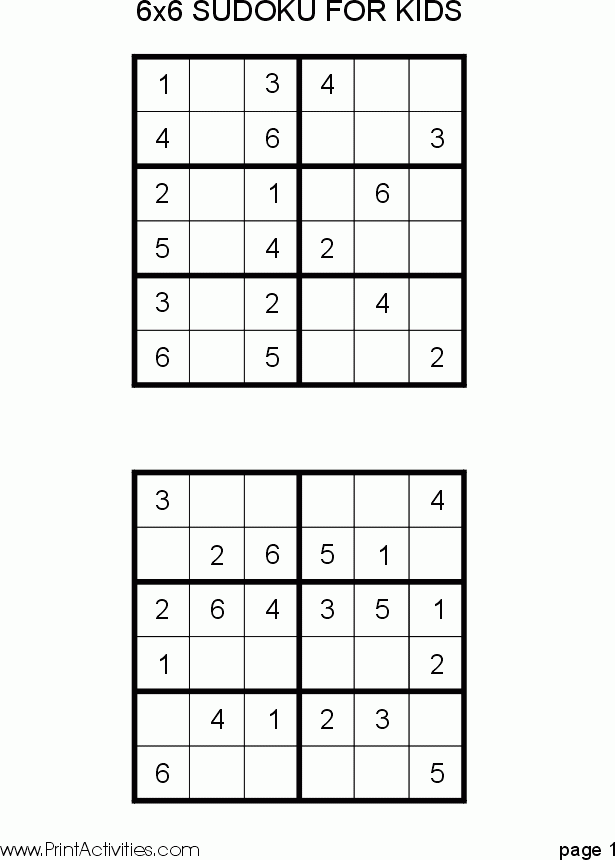 Printable Soduko Puzzles Patientengagementsolutions