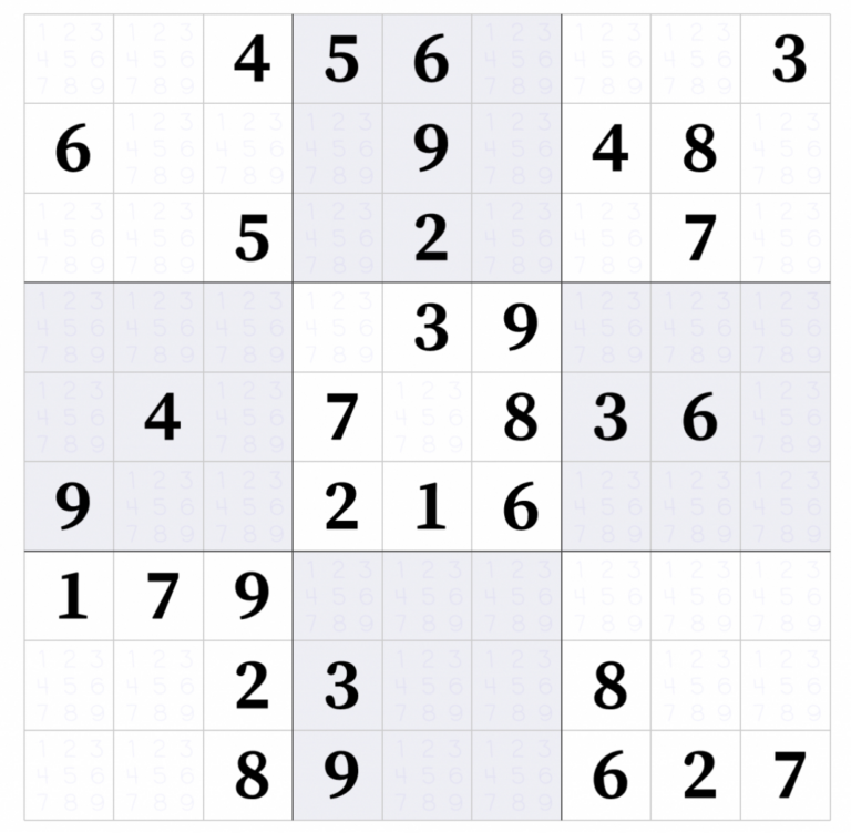 Printable Sudoku 1 6 Sudoku Printable | Sudoku Printables