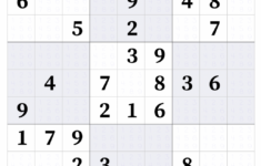 Printable Sudoku 1 6 Sudoku Printable