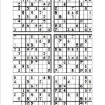 Printable Sudoku 6 Per Page That Are Clever Roy Blog