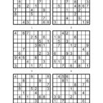 Printable Sudoku 6 To A Page Printable Sudoku Free Free Printable